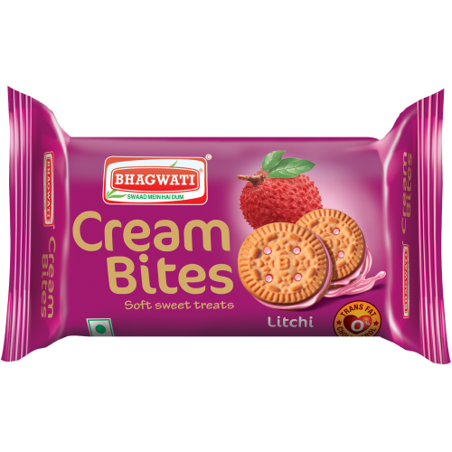 CREAM BITES  LITCHI 31 GM 144 PKTS(4.464)