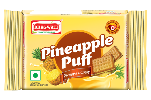 CREAM PINEAPPLE PUFF 31 GM 144 PKTS (4.464)